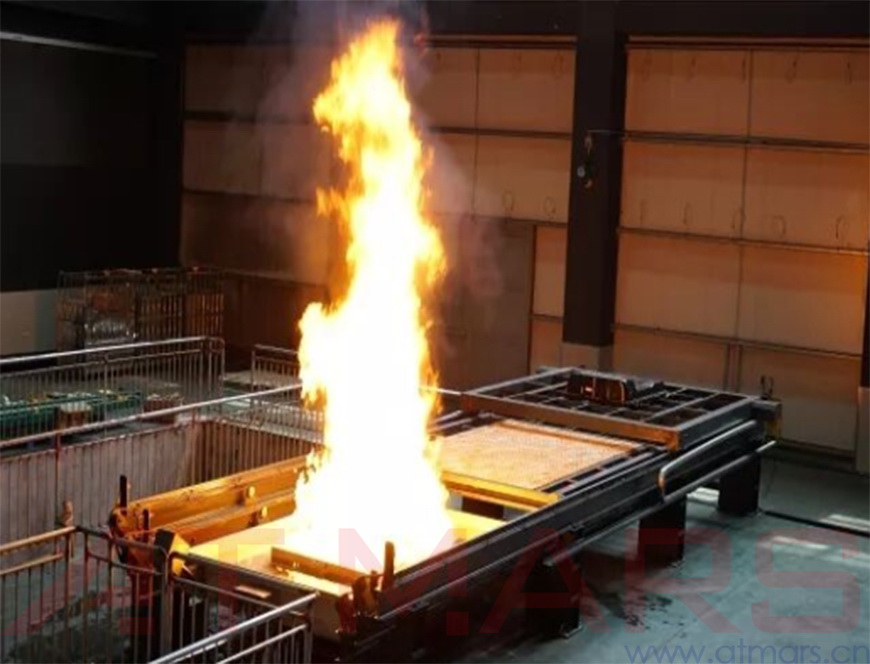 星拓蓄電池包外部火燒試驗機